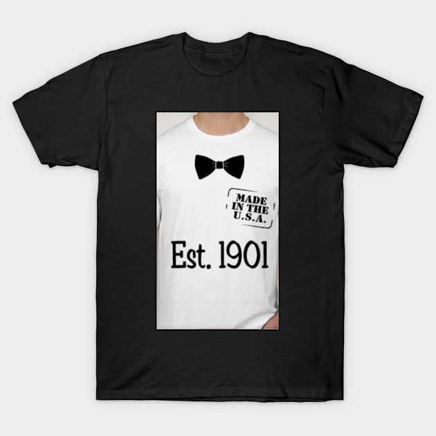 Bow tie T-Shirt by Mordiyero